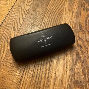 baby phat y2k pink and black glasses case